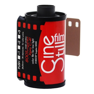 800Tungsten High Speed Color Film, 35mm 135/36exp. (ISO 800) – CineStill Film