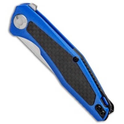Kershaw Sinkevich Atmos | Liner Lock Knife | Blue G-10/Carbon Fiber