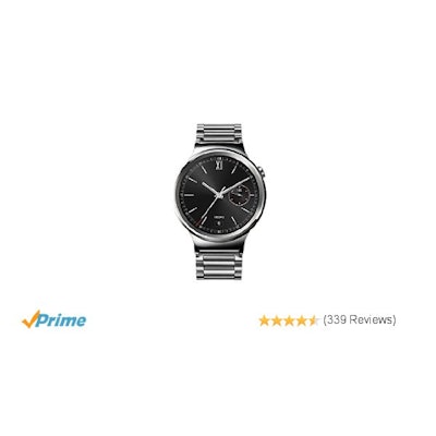 Amazon.com: Huawei Watch Stainless Steel with Stainless Steel Link Band (U.S. Wa