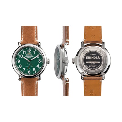 THE RUNWELL 41mm Brown Leather Watch  | Shinola®