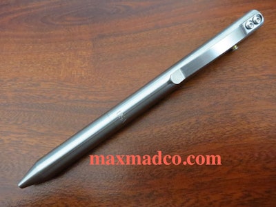 Titanium Bolt Action Pen — maxmadco