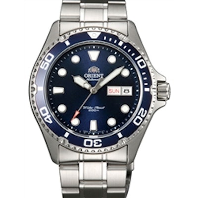 Orient Blue Dial Ray II Automatic Dive Watch w/ SS Bracelet #AA02005D