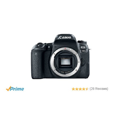 Amazon.com : Canon EOS 77D Body : Electronics
