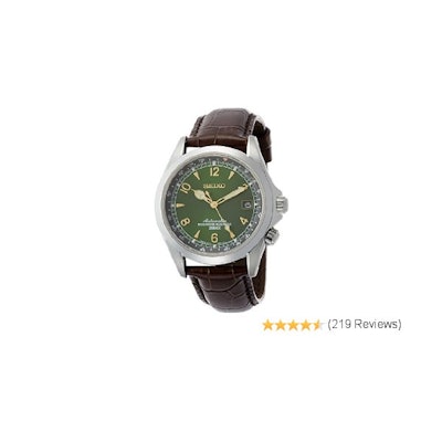 Amazon.com: Seiko Men's ' Japanese Automatic Stainless Steel and Leather Casual 