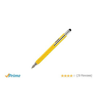 Amazon.com : Monteverde One Touch Tool Stylus, Fountain Pen, Yellow : Fine Writi
