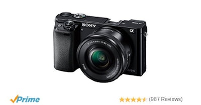 Sony Alpha a6000 Mirrorless Digital Camera with 16-50mm Power Zoom