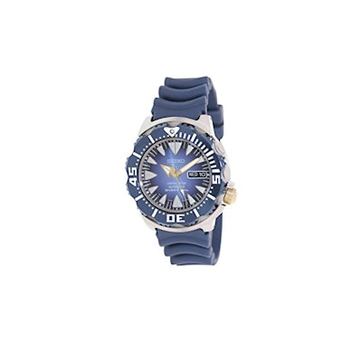 Seiko SRP455 Men's Blue Monster Superior Blue Dial Automatic Air Diver's Watch: 