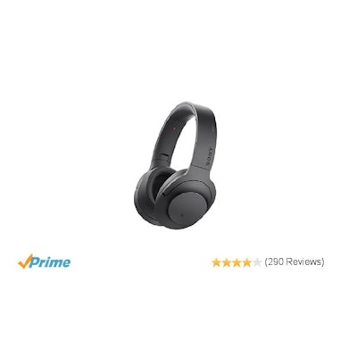 Sony H.ear on Wireless Noise Cancelling Headphone, Charcoal Black (M