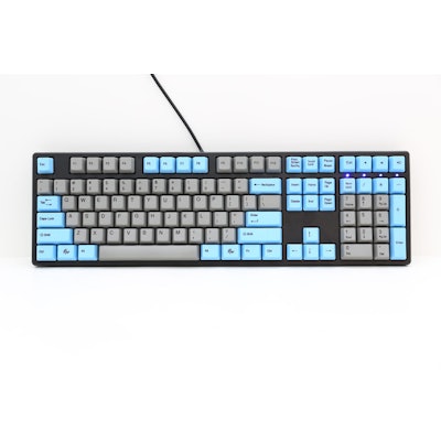 Ducky One Blue & Grey PBT Dye Sublimated Keycaps Mechanical Keyboard (Blue Cherr