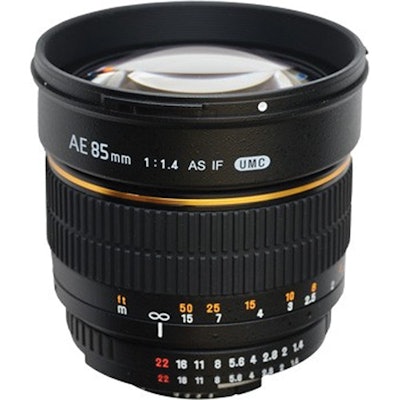 Samyang 85mm f/1.4 Aspherical Lens for Nikon SY85MAE-N B&H Photo