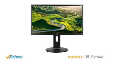 Amazon.com: Acer XF240H bmjdpr 24-inch Full HD (1920 x 1080) AMD FreeSync Displa