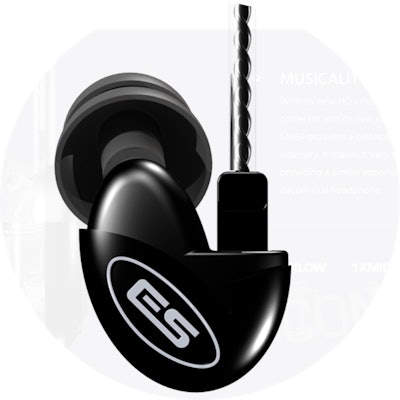 SM64 / audiophile in ear earphones | EarSonics ® in-ear monitors