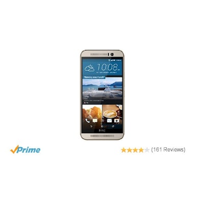 Amazon.com: HTC One M9 GSM Factory Unlocked Cellphone, 20MP, 32GB, Gold/Silver -