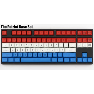 DSA "Patriot" Keycap Set - Pimpmykeyboard.com