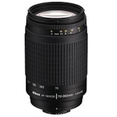 Nikon AF Zoom-Nikkor 70-300mm f4-5.6G BLACK Telephoto Zoom Lens