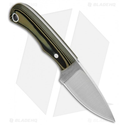 LT Wright Vault Series #5 Fixed Blade Knife Black/Green G-10 (2.50" Satin) - Bla