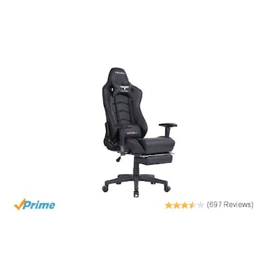 Amazon.com: Ficmax Ergonomic High-back Large Size Office Desk Chair Swivel Black