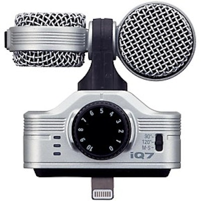Zoom iQ7 MS Stereo Microphone for iOS | Guitar Center