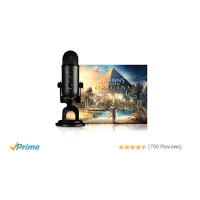 Blue Yeti Plus Assassin's Creed Streamer Bundle, Blackout: Amazon.ca: Musical In
