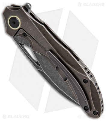 Bestech Knives ESKRA - Folding Knife | Black + Bronze | Blade HQ