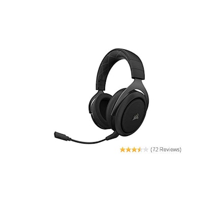 Corsair HS70 Kabelloses Gaming Headset schwarz: Amazon.de: Computer & Zubehör