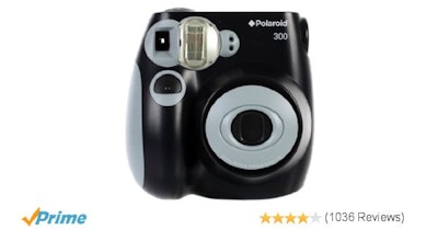 Amazon.com : Polaroid PIC-300 Instant Film Camera (Black) : Instant Film Cameras