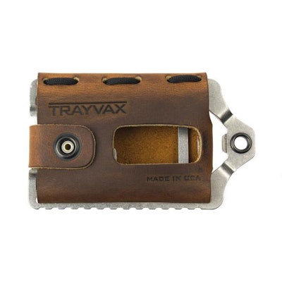 Trayvax® Element Tobacco Brown Leather Wallet – Trayvax Enterprises