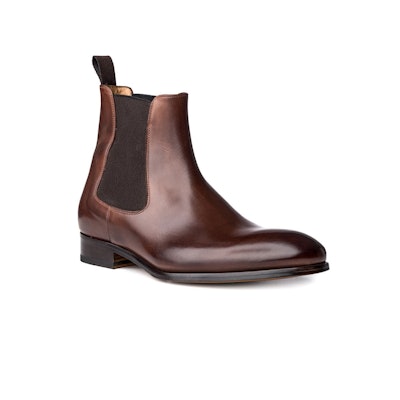 Chelsea Boot in Brown Antique Italian Leather