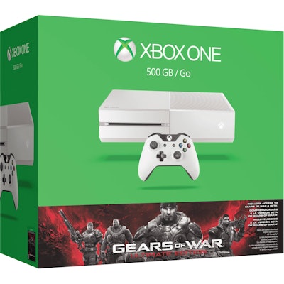Xbox One White 500GB Gears of War Special Edition Console Bundle - Walmart Exclu