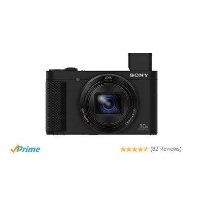 Amazon.com : Sony DSCHX80/B High Zoom Point & Shoot Camera (Black) : Camera & Ph