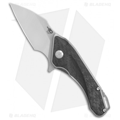 Bestech Knives Goblin Frame Lock Knife Titanium/Carbon Fiber (2" Satin) 1711A - 