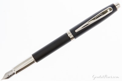 Sheaffer 100 Matte Black w/ Nickel Trim Fountain Pen
