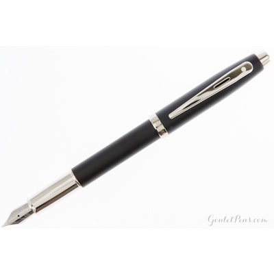 Sheaffer 100 Matte Black w/ Nickel Trim Fountain Pen