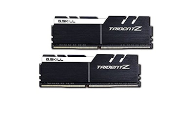 32GB G.Skill DDR4 Trident Z 3200Mhz PC4-25600 CL15 White/Black 1.35V Dual Channe