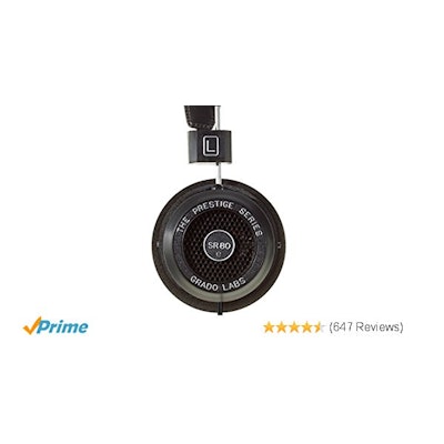 Amazon.com: Grado SR80e Prestige Series Headphones: Electronics