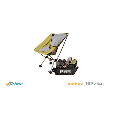 Amazon.com : Terralite Portable Camp / Beach Chair Perfect For Beach, Camping, B