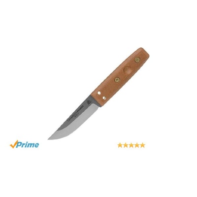 Amazon.com : TOPS Knives Tanimboca Puukko Fixed Blade Knife Tan Canvas Micarta T