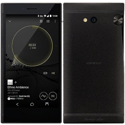 Onkyo DP-CMX1 DA Player and Smartphone