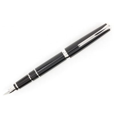 
  
    Pilot Metal Falcon Fountain Pen - Black, Soft Fine
  

