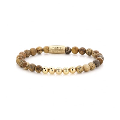 Woodstock - 6mm - yellow gold plated | Rebel & Rose