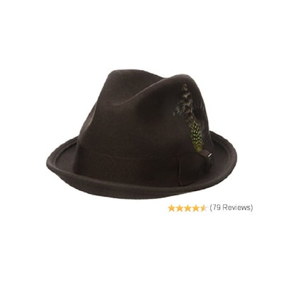 Amazon.com: Brixton Men's Gain Fedora Hat: Clothing