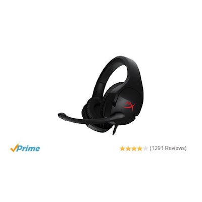 Amazon.com: HyperX Cloud Stinger Gaming Headset for PC, Xbox One, PS4, Wii U, Ni