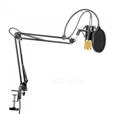 Professional Studio Broadcasting Recording Condenser Microphone Kit - Free Shipp