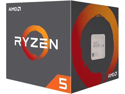 AMD RYZEN 5 2600X 6-Core 3.6 GHz (4.2 GHz Max Boost) Socket AM4 95W YD260XBCAFBO
