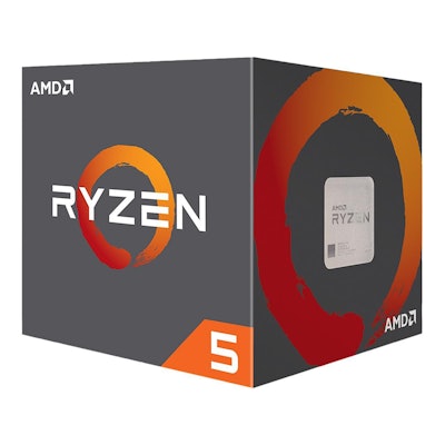 AMD RYZEN 5 2600X 6-Core 3.6 GHz (4.2 GHz Max Boost) Socket AM4 95W YD260XBCAFBO