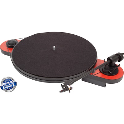 PRO-JECT Elemental Belt Drive Turntable Red | Accessories4less