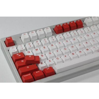 Vortex PBT Doubleshot Keycaps - Red