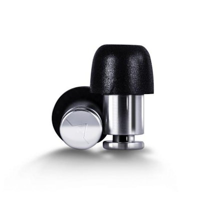 Isolate Pro Titanium earplugs in mirror finish by Flare Audio Ltd