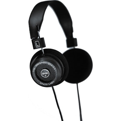 Grado Prestige Series SR80e Headphones (Black) SR80E B&H Photo