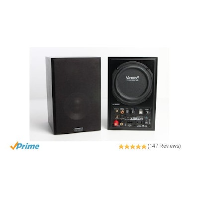 Amazon.com: Vanatoo Transparent One Powered Speakers (Black, Set of 2): Computer